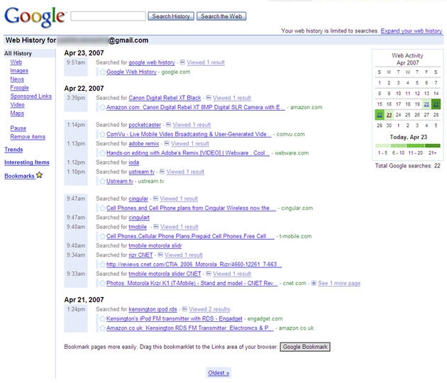 How To Remove All Your Google Web History?